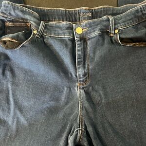 Chicos Stretch  Blue Denim Jeggings